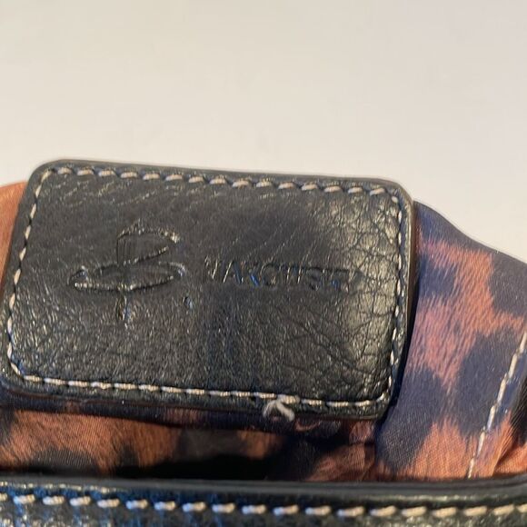 B. Macowski Designer Black Leather Bag Like New - Picture 4 of 4